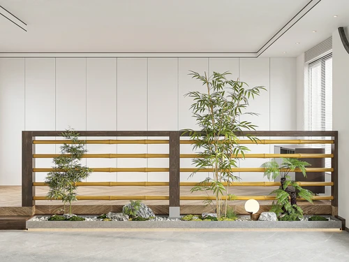 现代植物堆花坛