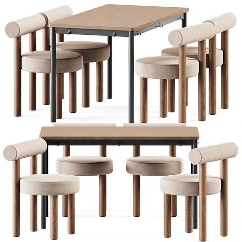 Ikea 北欧餐桌椅组合