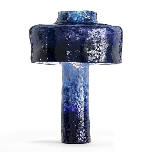Blue ceramic 现代台灯