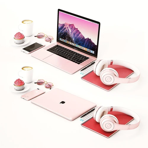现代苹果笔记本手机办公用品
