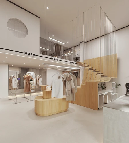现代女装服装鞋店