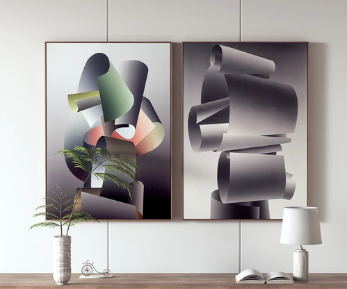 现代挂画装饰画