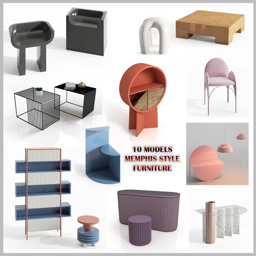 10MEMPHIS STYLE FURNITURE