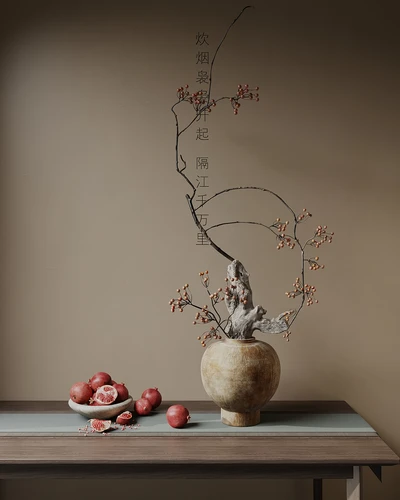 花瓶 果盘