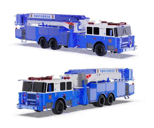 现代工程车3D模型