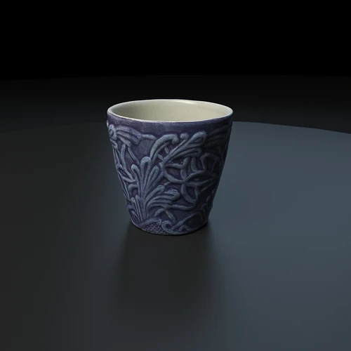 新中式茶杯3D模型
