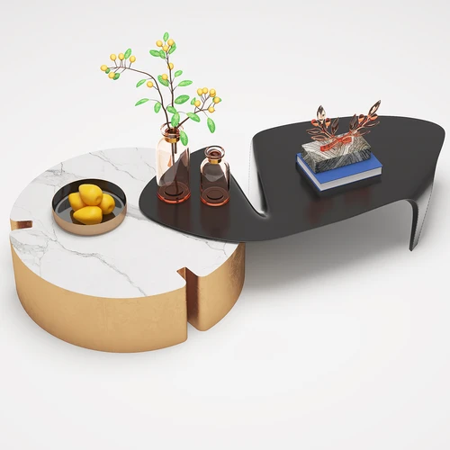 现代茶几3D模型