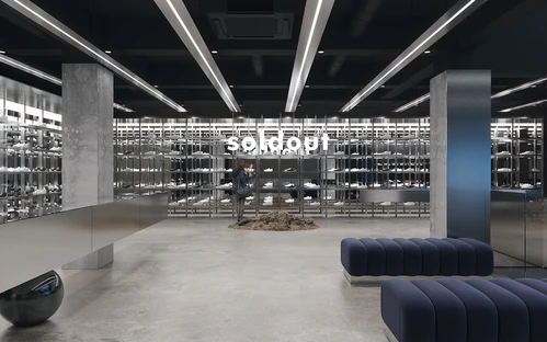 现代精品工业风服装店