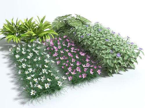 现代风格室外花草