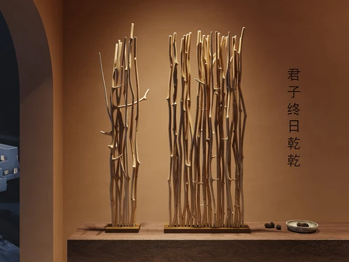现代树枝雕塑
