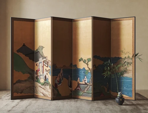 新中式屏风隔断