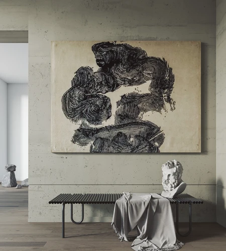侘寂风挂画装饰画