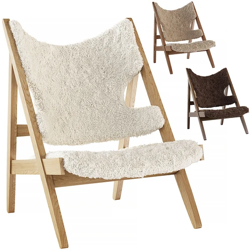 Sheepskin 现代休闲椅