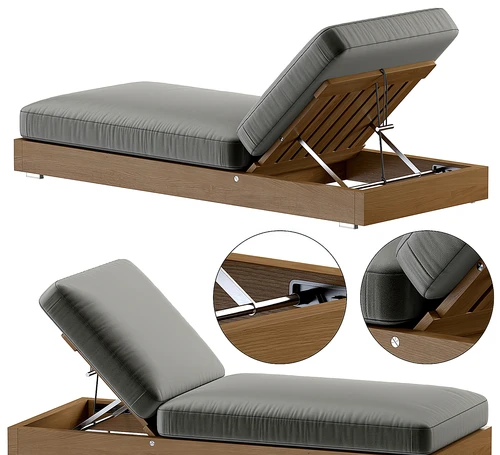 Minotti 现代户外躺椅