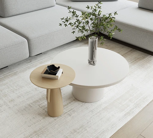 Vitra 圆形子母茶几