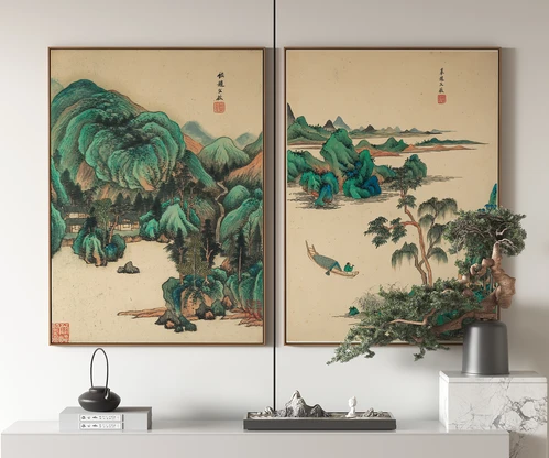 新中式挂画装饰画