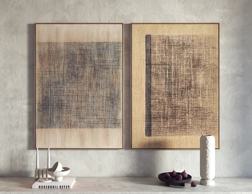 侘寂风挂画装饰画