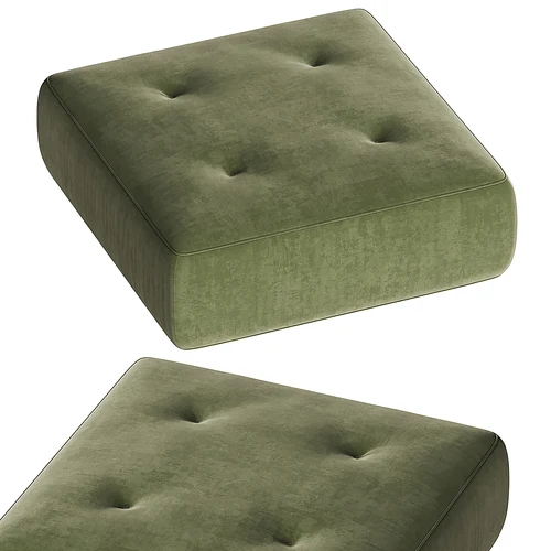Crate and Barrel 现代沙发凳