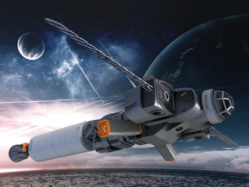 现代风格宇宙飞船