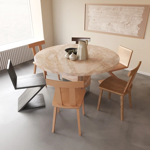 poliform 现代中古餐桌椅