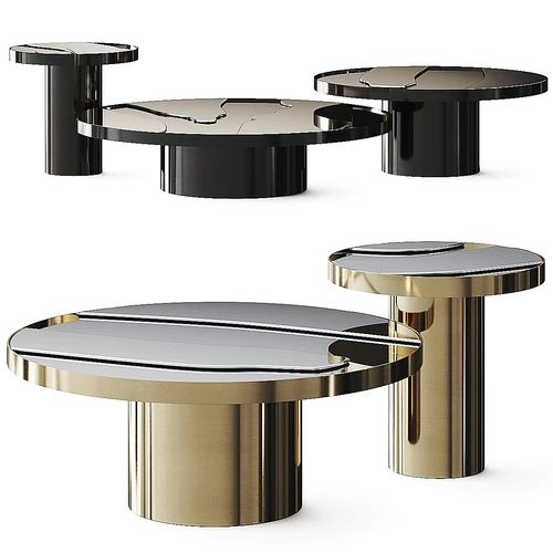 Roberto Cavalli 现代圆形茶几
