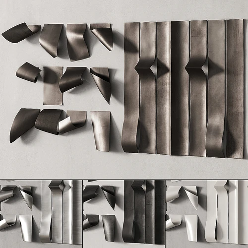 Cattelan 现代金属墙饰组合