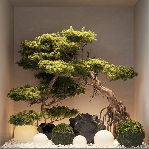 新中式景观小品
