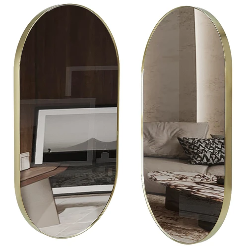Oval mirror现代椭圆边镜