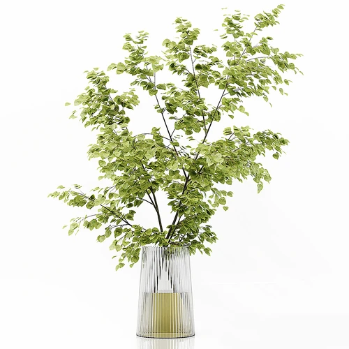 现代水生植物摆件