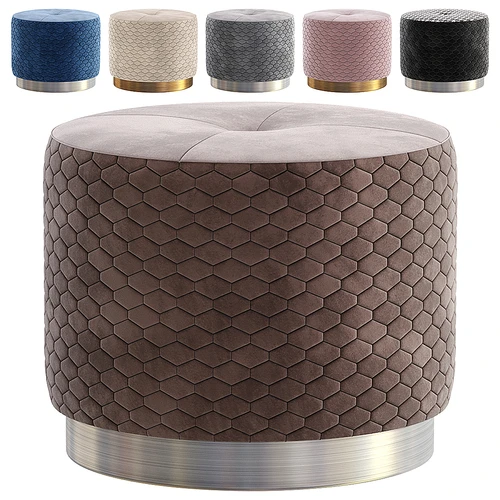 Pouf Honey 布艺圆凳