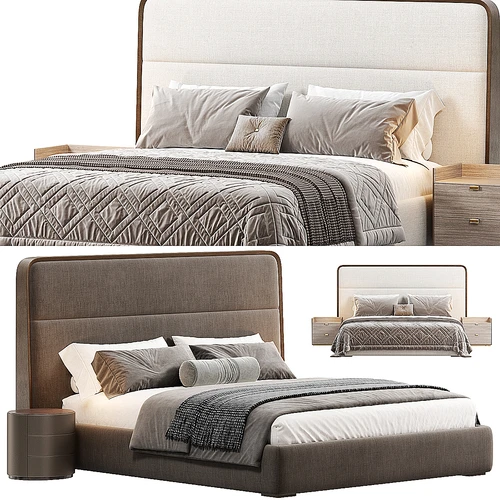 Giorgetti 现代双人床组合
