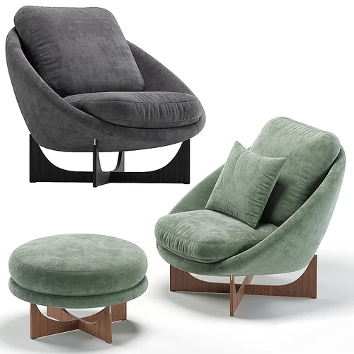 Minotti 现代休闲椅