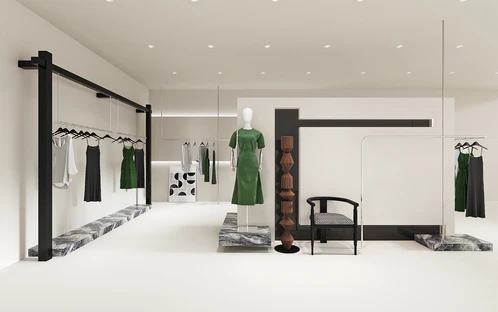 黑白风服装店
