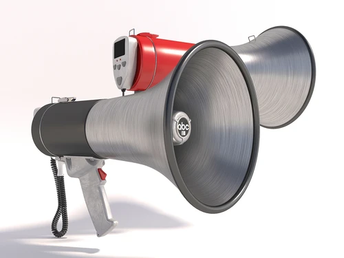 现代风格扩音器