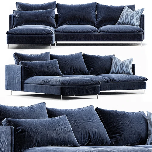 0_Sectional 现代多人转角沙发