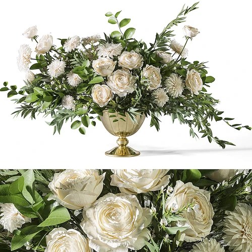 现代花卉花瓶摆件