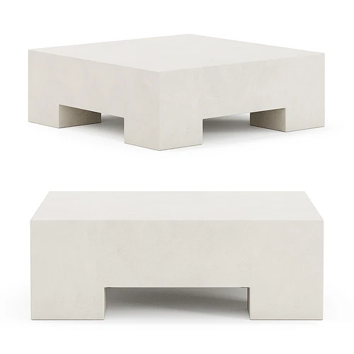 West Elm 侘寂风茶几
