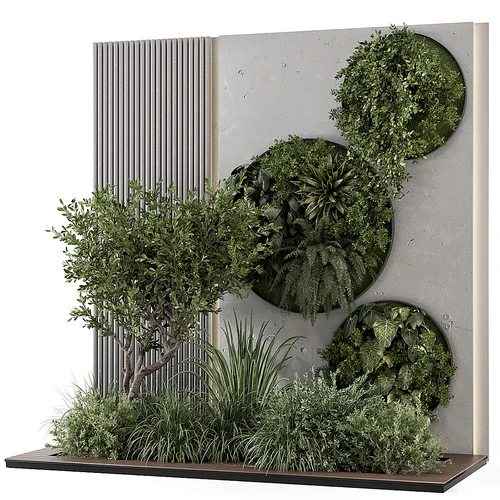 现代植物墙