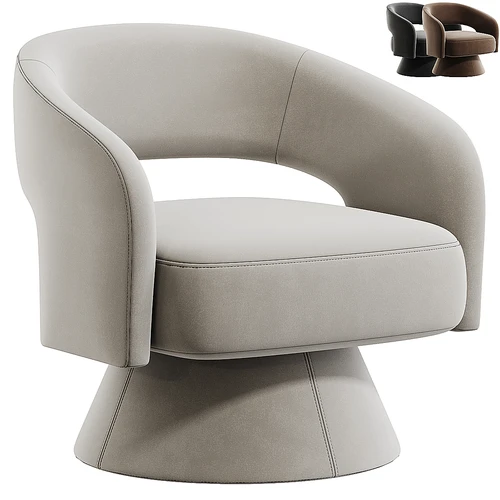 Swivel 现代扶手椅
