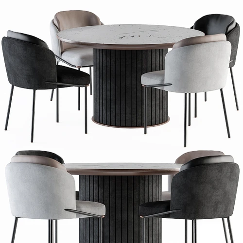 Minotti 现代餐桌椅