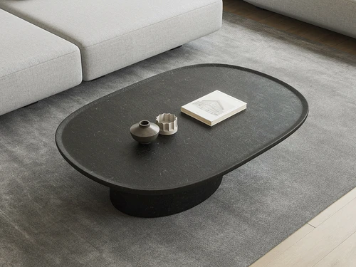 cassina 现代椭圆形茶几