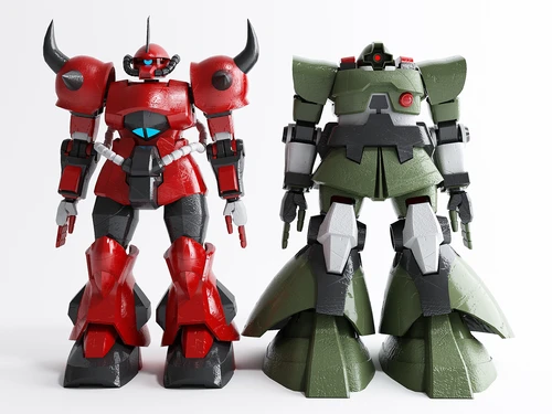 现代风格玩具机甲