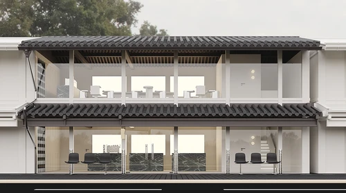 古建筑咖啡店