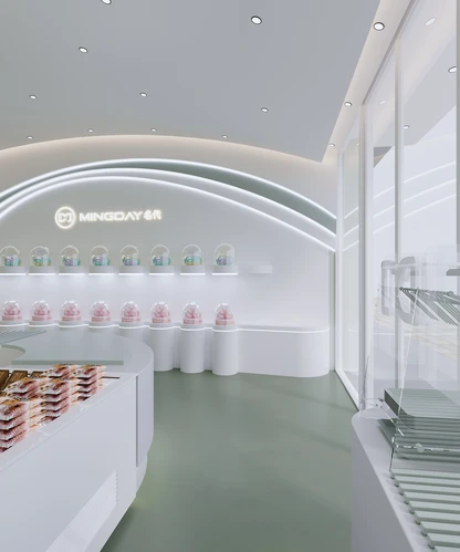 现代清新甜品店