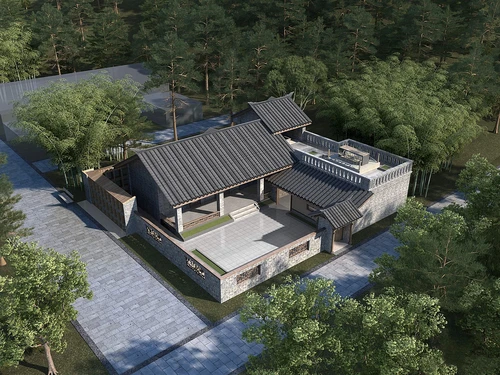 新中式四合院