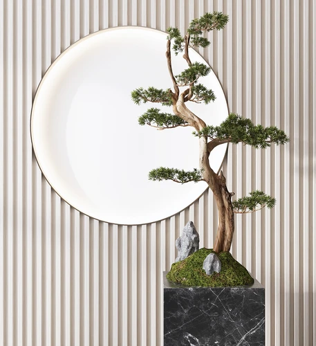 新中式植物摆件