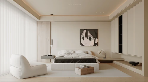 现代家居主卧室
