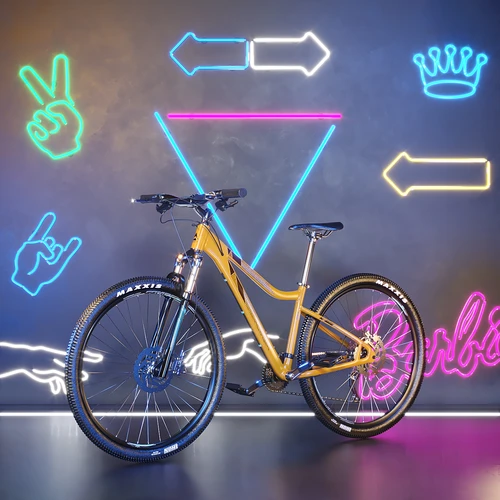 现代自行车3D模型