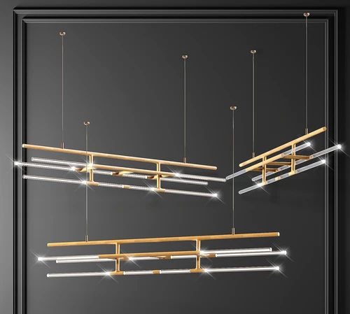 现代吊灯3D模型