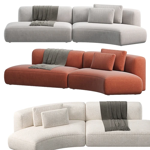 Cozy Curve Sofa by MDF ITALIA